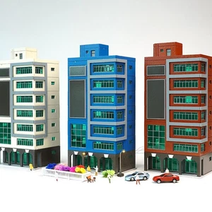 City Building Model 1/150 N Scale Micro Landscape Decor Architecture Diorama - Picture 1 of 20