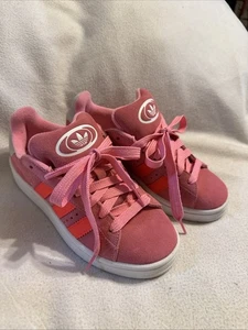 Adidas Originals Campus Freizeit Turnschuhe Damen US Größe 4,5 pink/rot. S41 - Bild 1 von 7