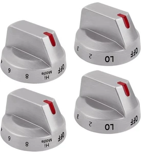 Confezione da 4 pomelli di ricambio per stufa elettrica Samsung per NE63T8111SS/AA NE63T8311SS/AA - Foto 1 di 10