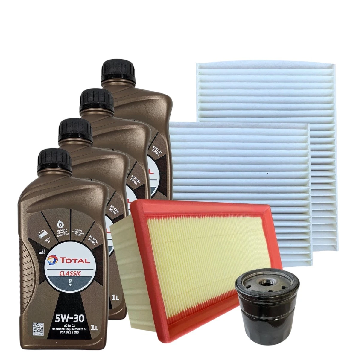 KIT TAGLIANDO CITROEN C3 1.2 VTi III C4 Cactus DS3 Filtro Aria