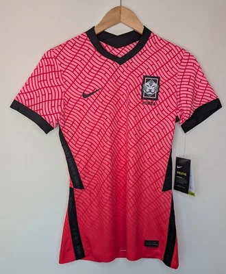 耐克韩国国家队足球球衣女式 S 红色 CU6223-653 - 全新带标签 — 第 1/4 张图片