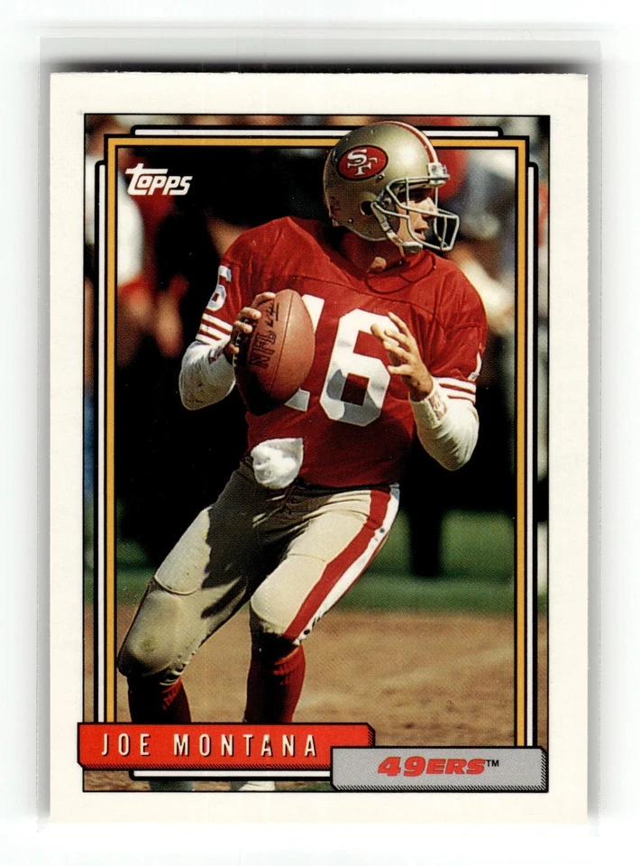 Joe Montana 1992 Topps #719 San Francisco 49ers Salón de la fama Foto 1 de 1