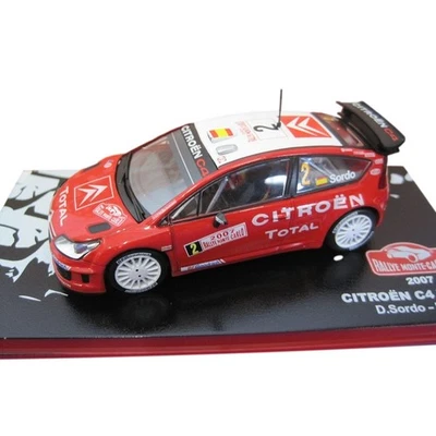 CITROEN C4 WRC Dani sordo 2007 Rally Montecarlo 1:43 Ixo Altaya Diecast - Imagen 1 de 2