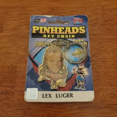 Vintage Lex Luger Keychain WCW RARE WWE Wrestling Collectible  - Image 1 of 3