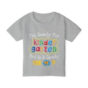 Toddler T-Shirt: "I'm Ready for Kindergarten" Fun Tee, Cute Kids Gift, [...] - Picture 1 of 31