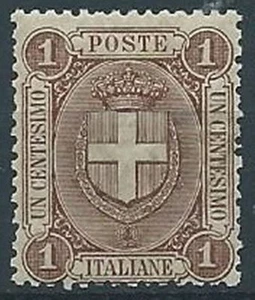 1896-97 REGNO STEMMA 1 CENT MNH ** - T245-4 - Picture 1 of 1