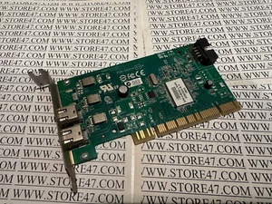 Dell 0CR656 Low Profile 2 Port & Internal Header PCI Firewire Card AFW-2100 - Picture 1 of 3