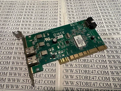 Dell 0CR656 Low Profile 2 Port & Internal Header PCI Firewire Card AFW-2100 - Image 1 of 3