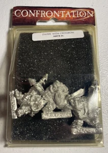 Confrontation Dwarf con ballesta *NIP* Rackham Miniatures 2002 metal - Imagen 1 de 5