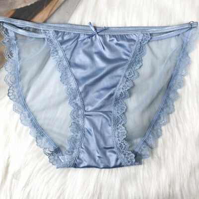 Pack Of 5 Womens Sexy Nylon Panties Satin String Lingeries Underwear Brief Lot - Image 1 of 4