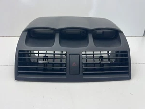 2004 - 2008 Toyota Solara Center Dashboard A/C Vent Bezel Clock Hazard Black OEM - Picture 1 of 21