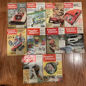 POPULAR SCIENCE - 1969 - LOT OF 10 ISSUES