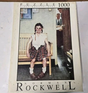 FINK & COMPANY NORMAN ROCKWELL ~THE SHINER~ 1000 PIECE PUZZLE 26.75" X 19" 1995 - Picture 1 of 2