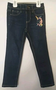 Girls Unicorn Skinny Jeans Pants Size 5 Jumping Beans - Picture 1 of 3