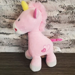 ROSA Okie Dokie UNICORNIO PELUCHE ANIMAL SONAJERO BEBÉ JUGUETE CORAZONES niña 2017 - Imagen 1 de 7