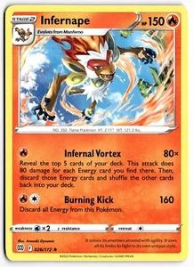 Pokemon TCG Infernape 026/172 Deck Exclusives Non-Holo Rare - Picture 1 of 1