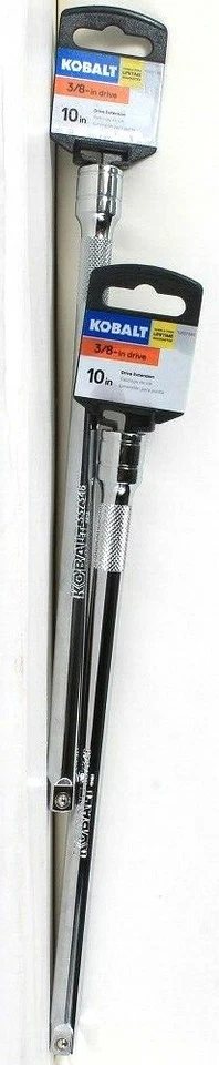 2 Count Kobalt 3/8 Inch Drive 0337346 10 Inch Strong Durable Drive Extension - Image 1 of 1