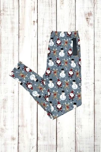 Women’s Leggings Holiday Christmas Santa Plus Size 3X NWT Stretchy Buttery Soft - Picture 1 of 4