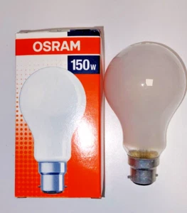 Osram 150w BC B22 Frosted Light Bulb - PACK OF 4 - Picture 1 of 1