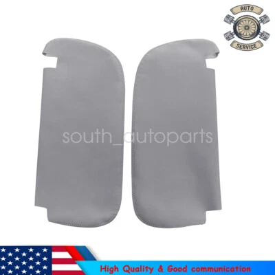 Replacement New Sun Visor Leather Cover Gray For 1994-2001 Dodge RAM 1500 - Изображение 1 из 4