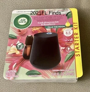 Kit de inicio de madreselva y frambuesa Air Wick Essential Mist Lush - Imagen 1 de 2