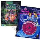 2-Disc/Disney Cinderella Book +CD +Jungle Book Diamond Edition Steelbook Blu Ray