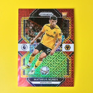 2022-23 Panini Prizm Premier League Red Mojo /99 Matheus Nunes #255 Rookie RC - Picture 1 of 2