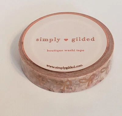 Cinta Washi Simply Gilded Bow TOTALMENTE NUEVA varios lanzamientos *Elige tu Washi* Foto 1 de 2