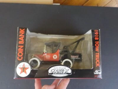 Texaco 1918 Tow Truck Texaco Gearbox Collectible Ford Coin Bank - Image 1 of 4