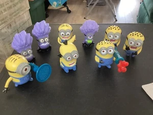 (9) Assorted McDonalds Happy Meal Minions Kids Toys - Picture 1 of 11