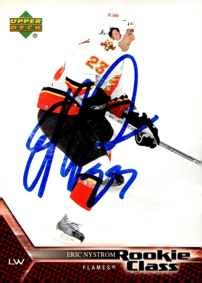 Eric Nystrom - Signed 2005-06 Upper Deck Rookie Class Card #45 - Image 1 of 2