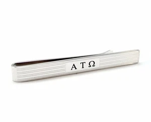Barra con clip de corbata Alpha Tau Omega Fraternity | accesorios de traje y corbata - Imagen 1 de 3