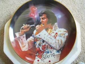 Remembering Elvis Presley Collector Plate The King 1995 Bradford Exchange - Bild 1 von 1