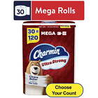 Ultra Strong Toilet Paper Mega Roll, 242 Sheets per Roll, 30 Count