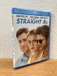 Straight A’s (Blu-Ray, 2013) Ryan Phillippe Anna Paquin Luke Wilson SEALED! - Picture 1 of 6