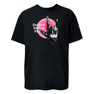 Reload Hand Graphic T-Shirt – Unisex Streetwear Tee – 100% Cotton Cyberpunk Rock - Picture 1 of 7