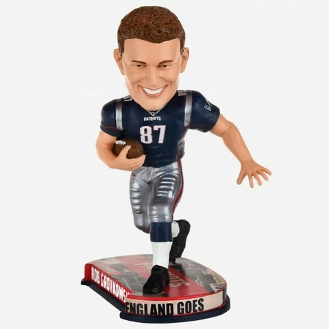 Rob Gronkowski New England Patriots Bobblehead by Forever Collectibles NIB Gronk Cover