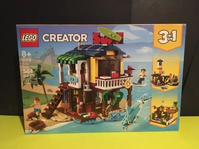 Lego Creator 3 in 1 Surfer Beach House 31118 Or build Lighthouse NEW SEALED BOX - Image 1 of 2