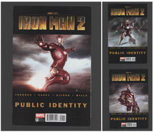 Iron Man 2 Public Identity 1 2 3 complete lot 2010 Marvel