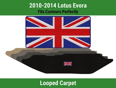 Alfombra de baúl Lloyd Classic Loop para '10-14 Lotus Evora con logotipo de bandera británica Foto 1 de 4
