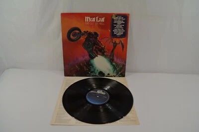 Meatloaf Bat out of Hell Hype Sticker Epic Canada 1977 Vinyl Record LP VG+ - Image 1 of 4