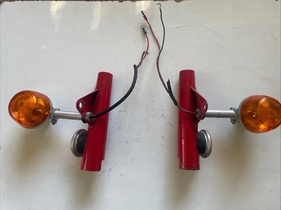Honda CT90 CT110 1969-1986 Trail 90 110 horquilla orejas reflectores señales de giro cableado Foto 1 de 4