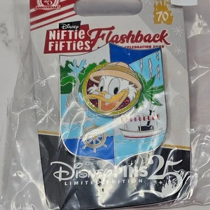NEU! Disneyland 2025 Niftie Fifties Ludwig von Drake Banner Pin LE 500 - Bild 1 von 3