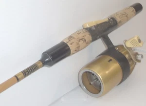 De colección True Temper Uni-Spin 2 Piezas 5 1/2 pies Fibra de Vidrio Med. Combo de acción - Imagen 1 de 20