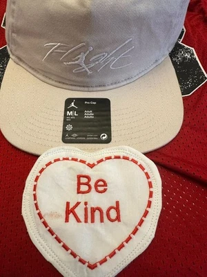 Boné masculino adulto Nike Jordan Flight 5 painel profissional novo com etiquetas M/L creme desbotado Strapback - Imagem 1 de 4