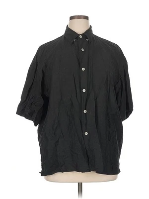 Top Bill Blass Mujer Negro Manga 3/4 Seda XL Foto 1 de 4