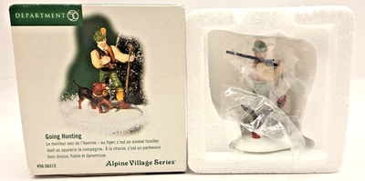 Dept 56 Alpine Village: Going Hunting #56312 sin usar, en caja Foto 1 de 4