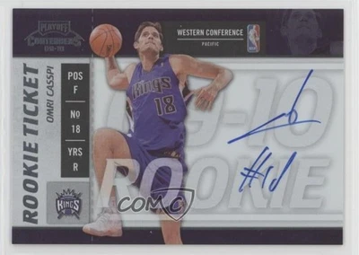 2009-10 Playoff Contenders Rookie Ticket Omri Casspi #120 Rookie Auto RC - Image 1 of 2