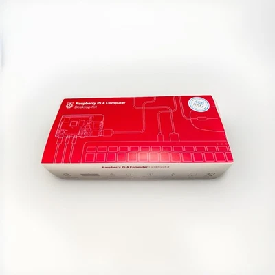 Kit de escritorio Raspberry Pi 4 4 GB RAM - NUEVO caja abierta - juego completo de mini computadora Foto 1 de 4