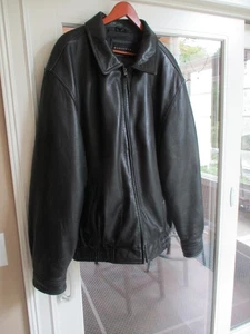 BEAUTIFUL 3XLT BLACK Leather Jacket - - Picture 1 of 9